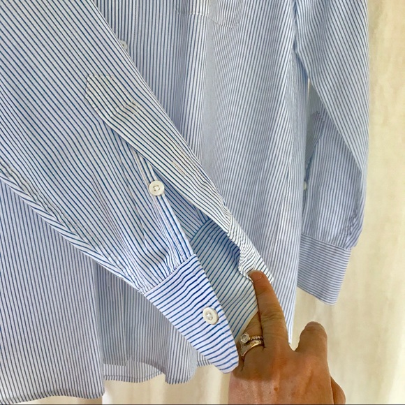 Equipment Pinstripe Blouse - Picture 5 of 8
